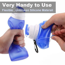 Load image into Gallery viewer, Collapsible Sports Water Bottle