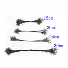 Load image into Gallery viewer, Steel Wire Leader With Swivel Lead Core
