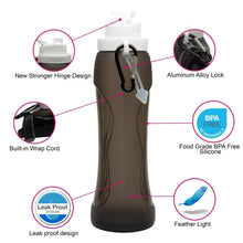 Load image into Gallery viewer, Collapsible Sports Water Bottle