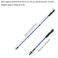 Load image into Gallery viewer, Telescopic Anti Shock Hiking Stick