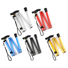 Load image into Gallery viewer, Ultralight 4-section Adjustable Walking Stick