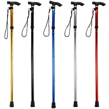 Load image into Gallery viewer, Ultralight 4-section Adjustable Walking Stick