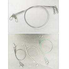 Load image into Gallery viewer, Steel Wire Leader With Swivel Lead Core
