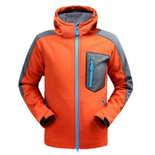 Load image into Gallery viewer, Waterproof Hiking Fleece Rain Coat