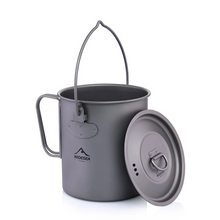 Load image into Gallery viewer, Titanium Water Mug Cup With Lid Foldable Handle