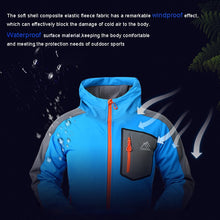 Load image into Gallery viewer, Waterproof Hiking Fleece Rain Coat